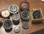 Rare Early 1900 s Stewart Rim Wind Automobile Car Clock Phinney Walker Lot L  k
