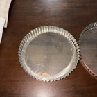 2 Vintage Round Tart Pans  Stamped France