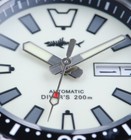 Heimdallr Skx007 Creme Full Lume Dial Day Date Nh36 Automatic 200m Dive Watch C3