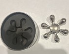 Metal Six-arm Hand Spinner Fidget Toy Silver All-metal Bearing Heavyweight 