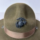 Usmc Marine Corps Di Campaign Cover Drill Instructor Hat Size  7 3 8