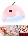 36w Led Uv Nail Lamp Gel Polish Dryer Light Usb Curing Acrylic Spa Tool