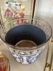 Vintage Jeannette Glass Corinthian Design Ice Bucket