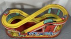 J  Chein Tin Litho Wind-up Roller Coaster Carnival Toy 2 Cars Video Needs Belt