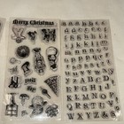 Set Inkadinkado Acrylic Mounting Blocks With 3 Packs Of Rubber Stamps