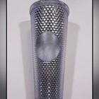 Starbucks 2019 Holiday Limited Edition Studded Silver Tumbler 24 Oz
