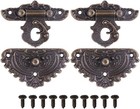 2pcs Antique Vintage Latch Hasp  Vintage Buckle Decorative Hasp Hardware Bronze