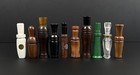 Lot Of 10 Vintage Game Calls P s  Olt  Herters  Fox  Coyote  Goose  Duck