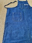 Vintage Denim Work Shop Apron Selvedge Dark Wash Workwear