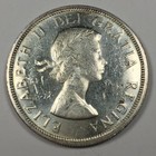 1962 Canada 80  Silver Dollar - About Uncirculated  au  Km 54 0 6 Asw - 8550-sf