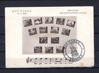 Croatia Ww2 1942 Commemorative Card Zagreb - Stamps Day  