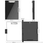 Sflhhdm Clipboard With Letter Clipboads  8 5 X 11 Inches   Black 