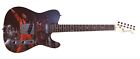Michael Jackson Thriller Facsimile Autographed Signed Graphics Photo Guitar