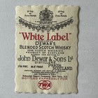 Rare Early White Label Dewar s Alcohol Bottled Expressly For Twa Airlines