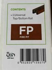 Trex Transcend 8    91 5    Universal Top Bottom Rail Railing Fire Pit