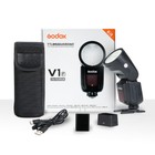 Us Godox V1-f V1f 2 4g Ttl Hss 1 8000s Round Head Flash Speedlite For Fujifilm