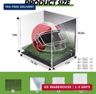 Football Helmet Display Holder  Acrylic Dust Proof Turf Base  Classic