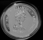 1977 Canada Silver Dollar With Box  Uncirculated 607 