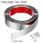 39 4ft X 1 58  Wall Trim Self Adhesive Stainless Steel Mirror Finish Trim Silver