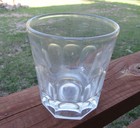 Civil War Heavy Flint Panelled Fluted Whiskey Tumbler 1860s