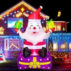 Christmas Inflatables 6 Ft Christmas Outdoor Decorations Inflatable Santa 