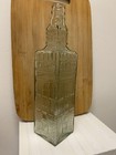 Antique Or Vintage Stained Glass Decanter Stopped Glass 12    Height