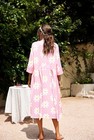 Hotouch Womens Bridesmaid Robe - 3 4 Sleeves Satin Silk Sexy Bathrobe For Bri   
