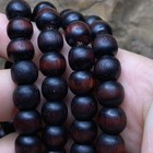 Tibetan Style Rosewood 108 Bead Mala Necklace Bracelet Unisex Prayer Beads