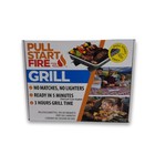 Pull Start Fire Portable Charcoal Bbq Grill Instant Ignition No Match Required