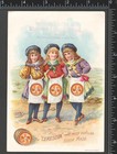 Ceresota Flour Sack Girls Northwestern Mill Minneapolois Mn Victorian Trade Card