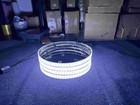 4x Quad Row Ip68 17 5   Pure White Wheel Ring Lights Led Light For Truck Car Rim