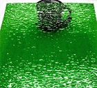 Sparkling Floral Green Hammered Stained Glass 7 x4  Sheet Or 110 Mosaic Tiles