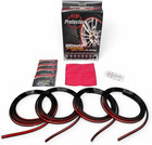 Rim Protector Kit Black For Car Wheels     Alloy Wheel Guard Strip Kit Fits Up To