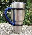 Handmade Paracord Handle For Yeti rtic ozark Trail Rambler 30 Oz Tumbler  Blu   