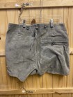 Lederhosen Shorts Leather Suede Men s Octoberfest Beer Garden Gray Traditional