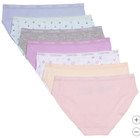 Girls 7 Pack Sz L Calvin Klein Underwear Bikini Cotton Stretch Tag-free Nip
