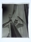 Kf12-794 Beautiful Jazz Harpist Adele Girard 1949 Orig 4 x5  B w Film Negative