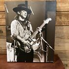 Stevie Ray Vaughan Chris Walter Signed Canvas Art 1984 Los Angeles 20x16 