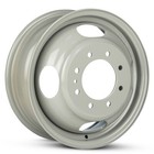 New Wheel For 1999-2004 Ford F350sd 16 Inch Painted Gray Steel Rim