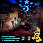 Robot Toys For Boys Girl  Rechargeable Remote Control With Dark Yellow 
