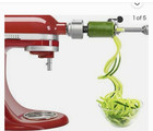 Spiralizer Plus  for Kitchenaid    Peel  Core  Slice  7 Blades  By Trinidad Wolf