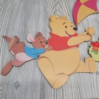 Sears Disney Nursery Wall Decor Winnie The Pooh Eeyore Piglet Tigger Roo Vtg