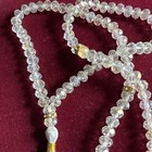 Crystal Cut Glass Beads Tasbih Misbaha Islamic Prayer Beads Muslim Dhikr