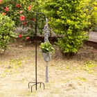 Shepherds Hooks For Outdoor - Hanging Bird Feeder Plant Pot Hook Stand Pole F   