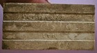 Antique Victorian Fireplace A E Tiles Blue Brown   Cream  1 Tile  3 x6 
