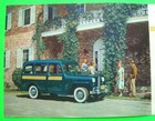 1948 Willys Jeep Station Sedan  station Wagon  Big Color Folder Brochure Vg    