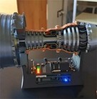 New 25cm Enhanced Turbofan Engine Model Aircraft Aviation Engine Rotatable Model