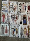 Lot Of 18 Vintage 1980s 1990s Sewing Dress Patterns Mccalls Butterick Simplicity