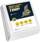 Seal Skin Heavy Duty Waterproof Polytarp  12 Mil Tarpaulin Cover W  Grommets
