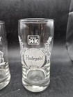 Set Of 2 10 Oz Hudepohl Process 14k Beer Glasses